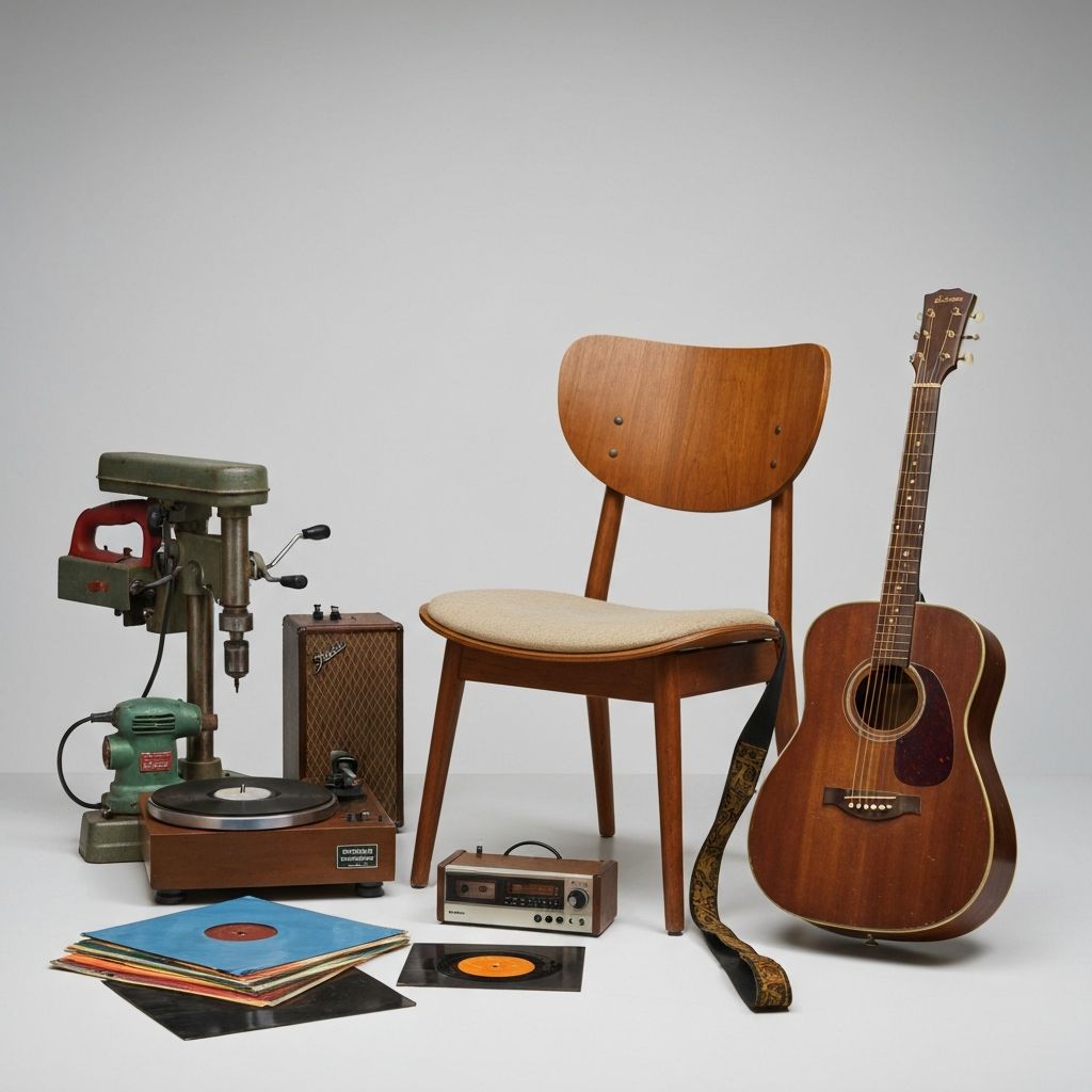 Valuable items that Clearo buys: tools, electronics, furniture, collectibles